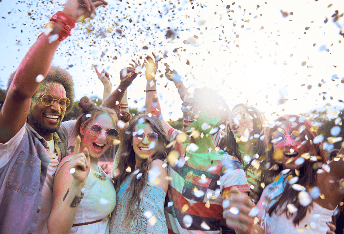 Festival goers that made use of the shower pods that were onsite at the Greenfield festivals.