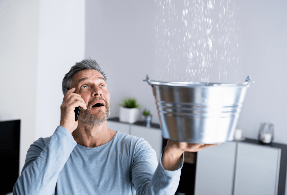 A man wanting to replace his shower with a shower pod to avoid future leaks. 